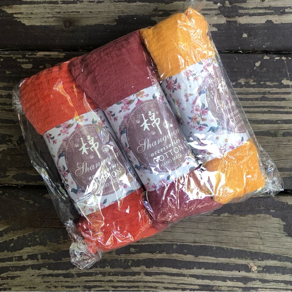 NWT Scarf Shawl for All Seasons 3 piece set